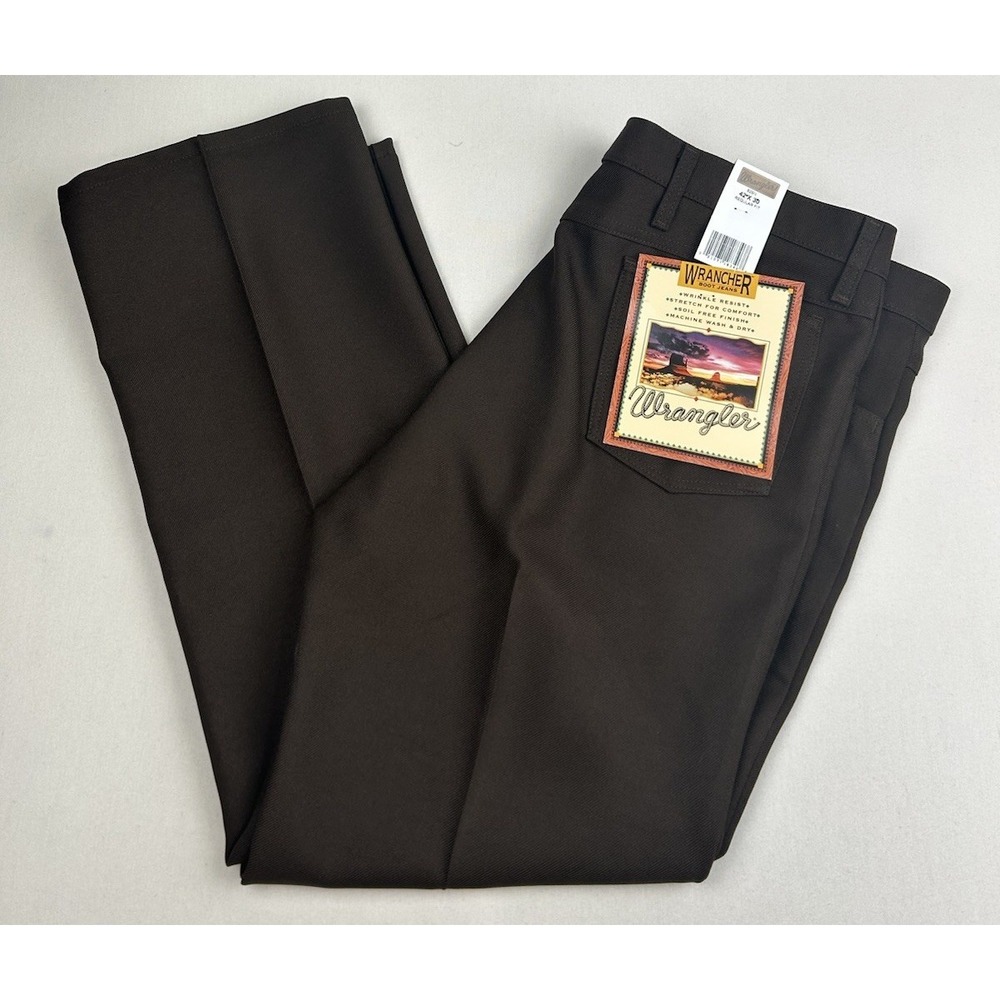 Wrangler Men's Dress Pants - Dark Brown